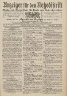 Anzeiger für den Netzedistrikt Kreis- und Wochenblatt für Kreis und Stadt Czarnikau 1912.11.03 Jg.60 Nr131