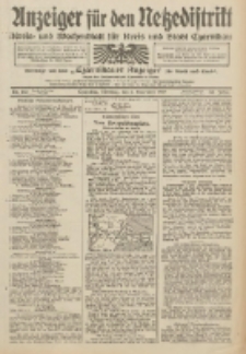 Anzeiger f&uuml;r den Netzedistrikt Kreis- und Wochenblatt f&uuml;r Kreis und Stadt Czarnikau 1912.11.05 Jg.60 Nr132
