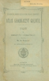 Atlas geologiczny Galicyi. Tekst do zeszytu trzeciego opracował St. Zaręczny