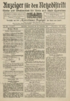 Anzeiger für den Netzedistrikt Kreis- und Wochenblatt für Kreis und Stadt Czarnikau 1912.09.14 Jg.60 Nr109