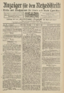 Anzeiger für den Netzedistrikt Kreis- und Wochenblatt für Kreis und Stadt Czarnikau 1912.10.08 Jg.60 Nr119