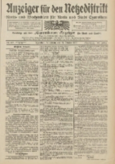 Anzeiger für den Netzedistrikt Kreis- und Wochenblatt für Kreis und Stadt Czarnikau 1912.10.26 Jg.60 Nr127