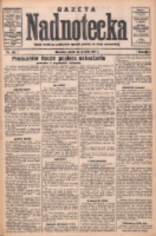Gazeta Nadnotecka: pismo narodowe poświęcone sprawie polskiej na ziemi nadnoteckiej 1931.12.18 R.11 Nr292