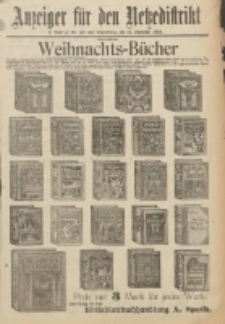 Anzeiger f&uuml;r den Netzedistrikt Kreis- und Wochenblatt f&uuml;r Kreis und Stadt Czarnikau 1912.12.12 Jg.60 Nr147