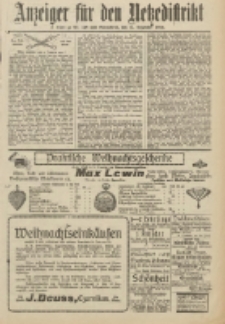 Anzeiger für den Netzedistrikt Kreis- und Wochenblatt für Kreis und Stadt Czarnikau 1912.12.14 Jg.60 Nr148