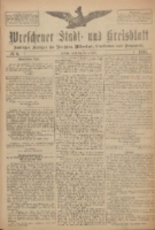 Wreschener Stadt und Kreisblatt: amtlicher Anzeiger für Wreschen, Miloslaw, Strzalkowo und Umgegend 1917.01.04 Nr2
