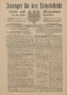 Anzeiger für den Netzedistrikt Kreis- und Wochenblatt für den Kreis Czarnikau 1901.06.13 Jg.49 Nr67