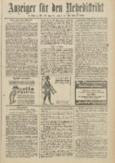 Anzeiger für den Netzedistrikt Kreis- und Wochenblatt für Kreis und Stadt Czarnikau 1912.10.12 Jg.60 Nr121