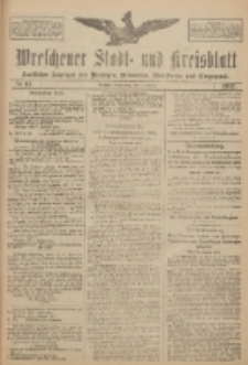 Wreschener Stadt und Kreisblatt: amtlicher Anzeiger f&uuml;r Wreschen, Miloslaw, Strzalkowo und Umgegend 1917.02.08 Nr17