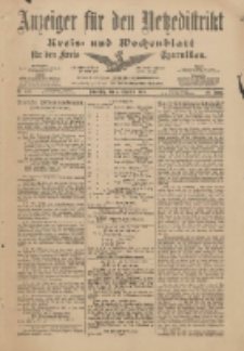 Anzeiger für den Netzedistrikt Kreis- und Wochenblatt für den Kreis Czarnikau 1901.12.05 Jg.49 Nr142