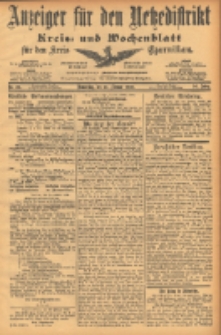 Anzeiger für den Netzedistrikt Kreis- und Wochenblatt für den Kreis Czarnikau 1902.02.27 Jg.50 Nr24