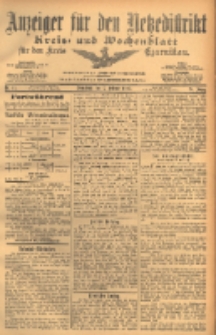 Anzeiger für den Netzedistrikt Kreis- und Wochenblatt für den Kreis Czarnikau 1903.02.07 Jg.51 Nr17