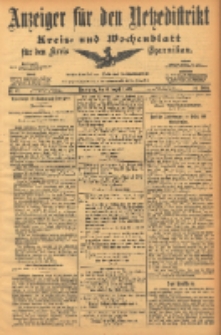 Anzeiger für den Netzedistrikt Kreis- und Wochenblatt für den Kreis Czarnikau 1903.08.06 Jg.51 Nr92