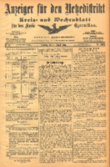 Anzeiger für den Netzedistrikt Kreis- und Wochenblatt für den Kreis Czarnikau 1903.08.11 Jg.51 Nr94