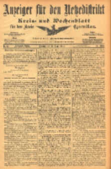 Anzeiger für den Netzedistrikt Kreis- und Wochenblatt für den Kreis Czarnikau 1903.08.18 Jg.51 Nr97