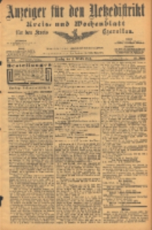 Anzeiger für den Netzedistrikt Kreis- und Wochenblatt für den Kreis Czarnikau 1904.10.11 Jg.52 Nr119