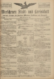 Wreschener Stadt und Kreisblatt: amtlicher Anzeiger für Wreschen, Miloslaw, Strzalkowo und Umgegend 1917.05.01 Nr57