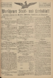Wreschener Stadt und Kreisblatt: amtlicher Anzeiger f&uuml;r Wreschen, Miloslaw, Strzalkowo und Umgegend 1917.05.10 Nr61