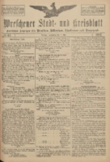 Wreschener Stadt und Kreisblatt: amtlicher Anzeiger für Wreschen, Miloslaw, Strzalkowo und Umgegend 1917.05.10 Nr61