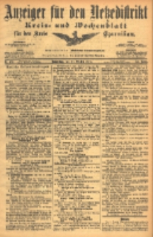 Anzeiger für den Netzedistrikt Kreis- und Wochenblatt für den Kreis Czarnikau 1904.10.20 Jg.52 Nr123