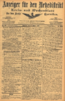 Anzeiger für den Netzedistrikt Kreis- und Wochenblatt für den Kreis Czarnikau 1904.10.22 Jg.52 Nr124
