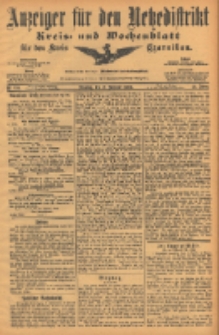 Anzeiger für den Netzedistrikt Kreis- und Wochenblatt für den Kreis Czarnikau 1904.11.15 Jg.52 Nr134
