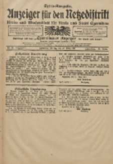 Anzeiger für den Netzedistrikt Kreis- und Wochenblatt für Kreis und Stadt Czarnikau 1911.03.27 Jg.59 Nr38