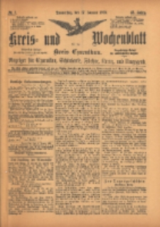 Kreis- und Wochenblatt für den Kreis Czarnikau: Anzeiger für Czarnikau, Schönlanke, Filehne, Kreuz, und Umgegend. 1895.01.17 Jg.43 Nr7