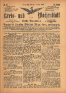 Kreis- und Wochenblatt für den Kreis Czarnikau: Anzeiger für Czarnikau, Schönlanke, Filehne, Kreuz, und Umgegend. 1895.01.24 Jg.43 Nr10