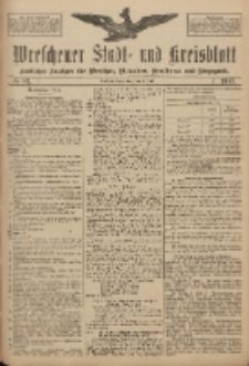 Wreschener Stadt und Kreisblatt: amtlicher Anzeiger für Wreschen, Miloslaw, Strzalkowo und Umgegend 1917.07.05 Nr87