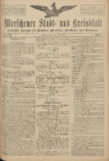 Wreschener Stadt und Kreisblatt: amtlicher Anzeiger f&uuml;r Wreschen, Miloslaw, Strzalkowo und Umgegend 1917.07.19 Nr93