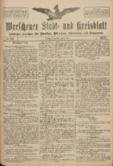 Wreschener Stadt und Kreisblatt: amtlicher Anzeiger f&uuml;r Wreschen, Miloslaw, Strzalkowo und Umgegend 1917.07.21 Nr94