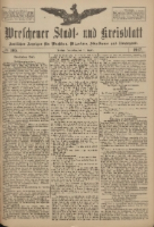 Wreschener Stadt und Kreisblatt: amtlicher Anzeiger für Wreschen, Miloslaw, Strzalkowo und Umgegend 1917.08.16 Nr105