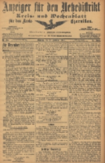 Anzeiger f&uuml;r den Netzedistrikt Kreis- und Wochenblatt f&uuml;r den Kreis Czarnikau 1906.11.27 Jg.54 Nr138