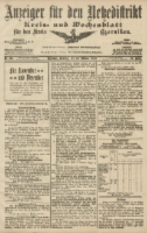 Anzeiger für den Netzedistrikt Kreis- und Wochenblatt für den Kreis Czarnikau 1907.10.29 Jg.55 Nr127