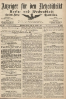Anzeiger für den Netzedistrikt Kreis- und Wochenblatt für den Kreis Czarnikau 1907.11.26 Jg.55 Nr139