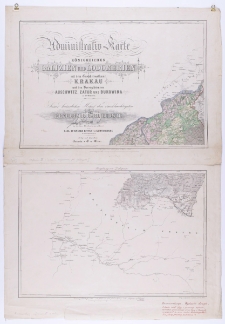 Administrativ Karte von den königreichnen Galizien und Lodomerien mit dem Grossherzogthume Krakau und den Herzogthümern Auschwitz, Zator und Bukowina in 60 Blättern. , Seiner keiserlichen Hoheit dem durchlauchtigsten Erzherzog Carl Ludwig in tiefster Ehrfurch gewidmet von Carl Kummerer Ritter von Kummersberg k.k. Hauptmann. Bl.1. , Umgebung von Zakopane.