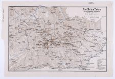 Die Hohe Tatra mit der nächsten Umgebung Entworfen und gezeichnet von Karl Kolbenheyer k.k. Professor.