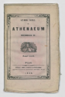 Athenaeum: pismo poświęcone historii, literaturze, sztukom, krytyce itd. 1848 Nr3