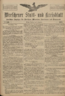 Wreschener Stadt und Kreisblatt: amtlicher Anzeiger für Wreschen, Miloslaw, Strzalkowo und Umgegend 1917.09.18 Nr119