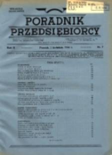 Poradnik Przedsiębiorcy 1934.04.01 R.2 Nr7