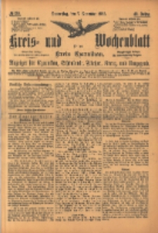 Kreis- und Wochenblatt für den Kreis Czarnikau: Anzeiger für Czarnikau, Schönlanke, Filehne, Kreuz, und Umgegend. 1895.11.07 Jg.43 Nr130