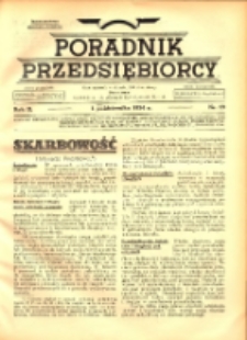 Poradnik Przedsiębiorcy 1934.10.01 R.2 Nr19