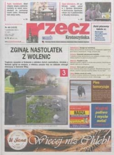 Rzecz Krotoszyńska 2014.10.07 Nr40(1015)