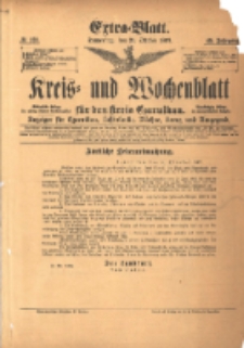 Kreis- und Wochenblatt für den Kreis Czarnikau: Anzeiger für Czarnikau, Schönlanke, Filehne, Kreuz, und Umgegend. 1897.10.21 Jg.45 Nr123