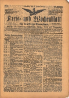 Kreis- und Wochenblatt für den Kreis Czarnikau: Anzeiger für Czarnikau, Schönlanke, Filehne, Kreuz, und Umgegend. 1899.01.05 Jg.47 Nr2