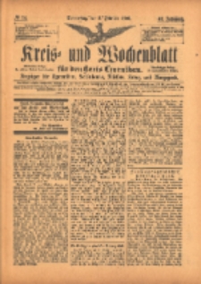 Kreis- und Wochenblatt für den Kreis Czarnikau: Anzeiger für Czarnikau, Schönlanke, Filehne, Kreuz, und Umgegend. 1899.02.02 Jg.47 Nr14
