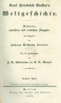 Karl Friedrich Beckers Weltgeschichte. Th.6