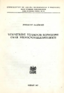 Wewnętrzne tendencje rozwojowe gwar wielkopolskich