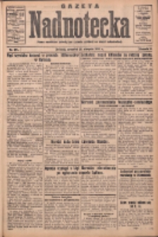 Gazeta Nadnotecka: pismo narodowe poświęcone sprawie polskiej na ziemi nadnoteckiej 1932.08.25 R.12 Nr194